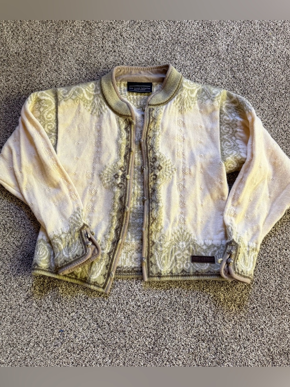 Dale of Norway paisley patterned sweater